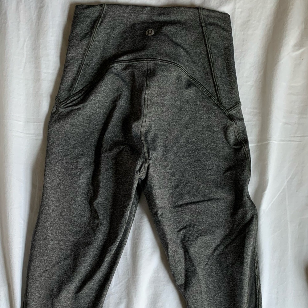 Lululemon Gray Capri Leggings size 2
